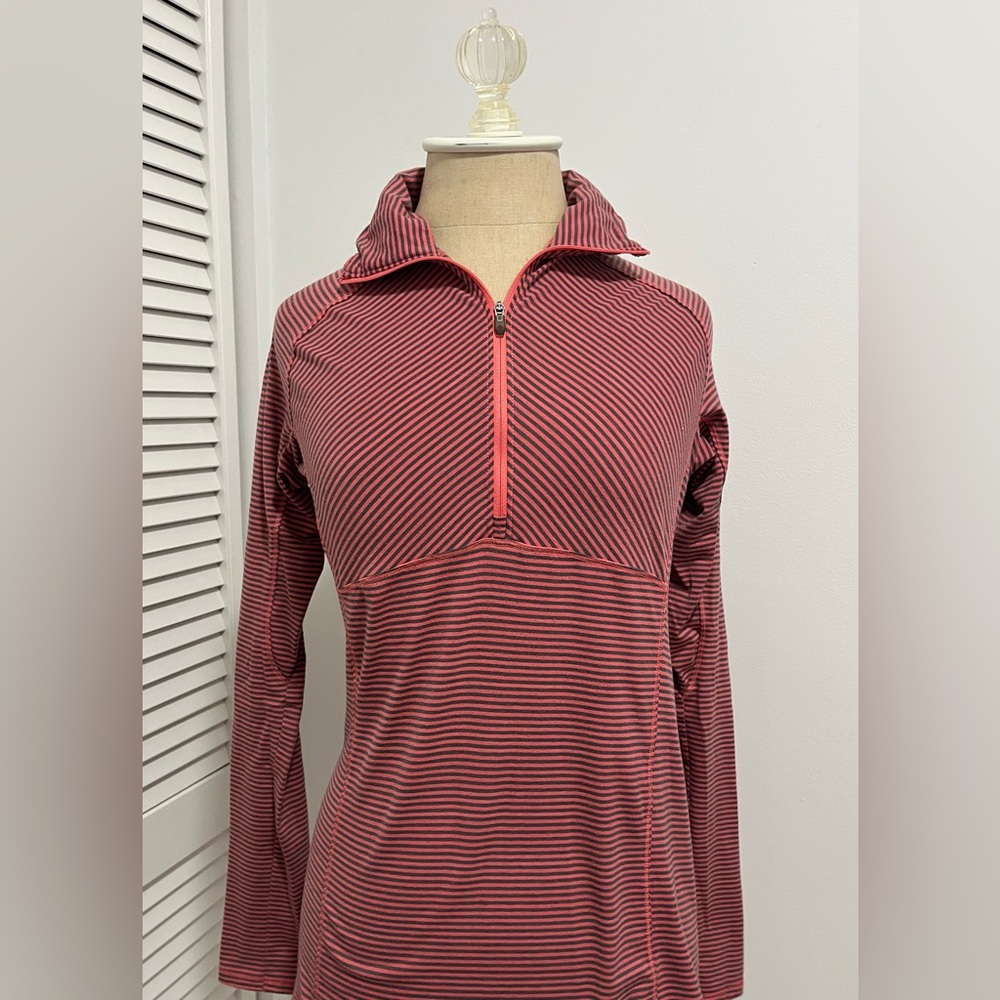 Columbia Peach and Grey  Striped Tunic